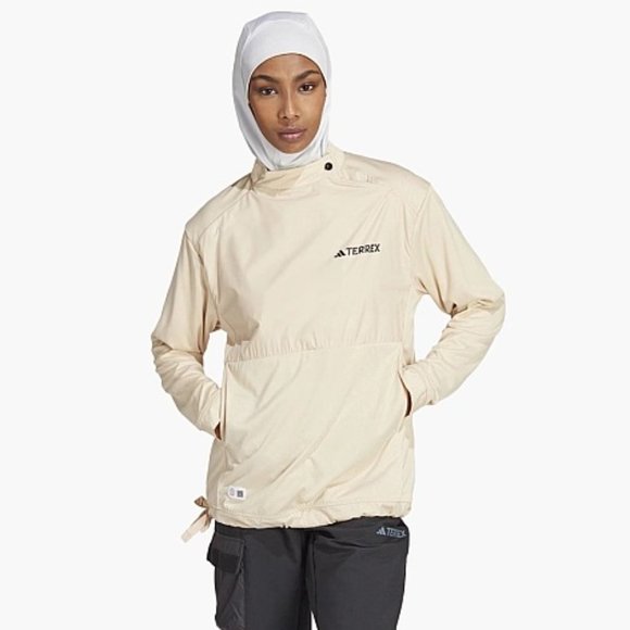 $110 Nwt Adidas Women's MEDIUM MTBR Terrex Midlayer Top Shirt Sweatshirt HZ4254 - Picture 4 of 5